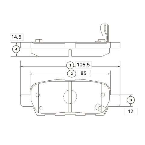 Купить запчасть CTR - GK0981 Колодки тормозные дисковые задние Nissan Murano/X-Trail 2.0-3.5 03 (старый арт. CKSS-7) GK0981