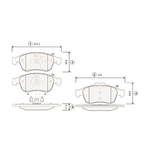 Купить запчасть CTR - GK0983 Колодки тормозные, передние (Старый CKSS9) RE Captur 13-, Duster 12-, Fluence (L30_) 10-, Grand Scenic III (JZ0/1) 09-, Megane (_Z0/1) 08-, Scenic III (JZ0/1) 09-;