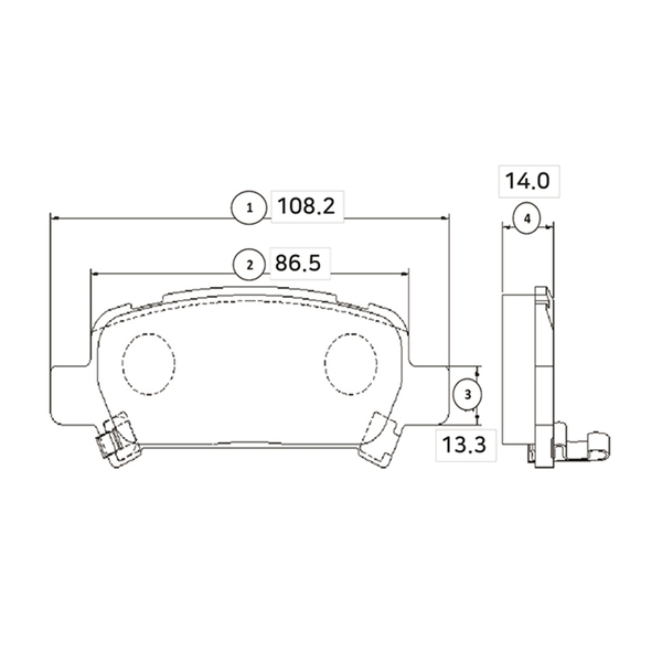 Купить запчасть CTR - GK0990 Колодки тормозные дисковые задние Subaru Forester 2.0 97-02/Impreza 00/Legacy 98 (старый арт. CKSU-3) GK0990