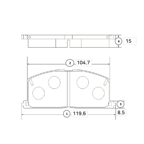 Купить запчасть CTR - GK1023 / CKT-9 Колодки тормозные дисковые перед TOYOTA|TOYOT TERCEL универсал 1.5|универсал|70|1452