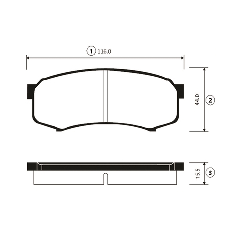 Купить запчасть CTR - GK1028 Колодки тормозные дисковые задние Toyota Land Cruiser 4.2D 90 (старый арт. CKT-14) GK1028