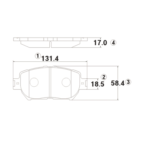 Купить запчасть CTR - GK1033 Колодки тормозные дисковые передние Toyota Camry 2.4WT-i/3.0i 01 (старый арт. CKT-19) GK1033