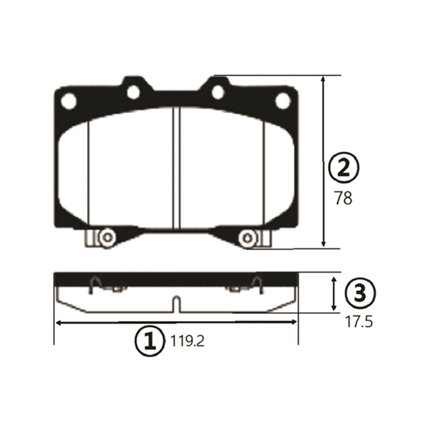 Купить запчасть CTR - GK1043 Колодки тормозные дисковые TOYOTA LAND CRUISER 4.2D 9098/4.2D/4.7 98 (старый арт. CKT-29) GK1043