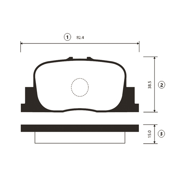 Купить запчасть CTR - GK1046 Колодки тормозные дисковые TOYOTA CAMRY V20 2.2-3.0 96-01/V30 2.4-3.0 01- (старый арт. CKT-32) GK1046