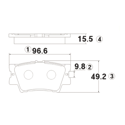 Купить запчасть CTR - GK1064 / CKT-50 Колодки тормозные дисковые зад TOYOTA|RAV4|NULL|NULL|NULL