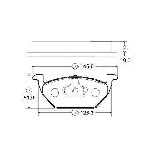 Купить запчасть CTR - GK1231 Колодки тормозные дисковые передние VW Golf 1.4/1.9SD 97-99, Skoda Octavia 1.4-1.9SD 96-00 (старый арт. CKVW-4) GK1231