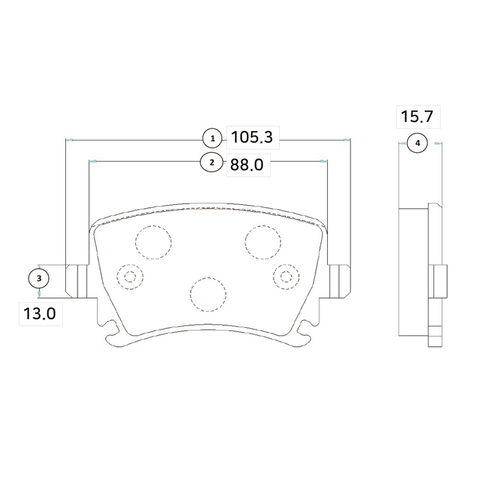 Купить запчасть CTR - GK1235 Колодки тормозные, задние (Старый CKVW8) AU A3 04- ; VW Golf 04- , Touran 03- ; SK Octavia 11-;