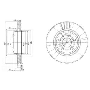 Купить запчасть DELPHI - BG2740 Диск тормозной BG2740