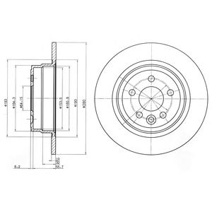 Купить запчасть DELPHI - BG3550 Диск тормозной BG3550