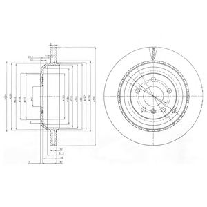Купить запчасть DELPHI - BG4030 Диск тормозной BG4030