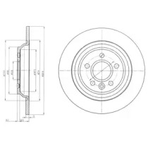 Купить запчасть DELPHI - BG4239C Диск тормозной BG4239C