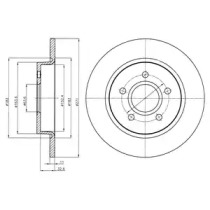 Купить запчасть DELPHI - BG4386C Диск тормозной (2шт в уп) BG4386C
