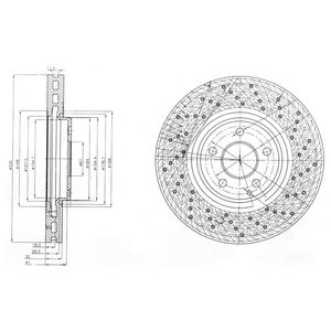 Купить запчасть DELPHI - BG9014 Диск тормозной BG9014