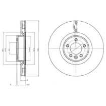Купить запчасть DELPHI - BG9079C Диск тормозной (1шт в уп) BG9079C