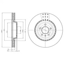 Купить запчасть DELPHI - BG9110C Диск тормозной (1шт в уп) BG9110C