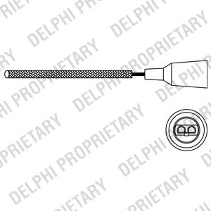 Купить запчасть DELPHI - ES10671-12B1 Датчик кислородный ES10671-12B1