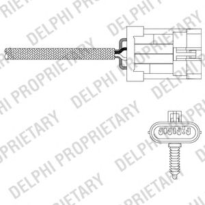 Купить запчасть DELPHI - ES20335-12B1 Датчик кислородный ES20335-12B1