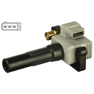 Купить запчасть DELPHI - GN10434-12B1 Катушка зажигания SUBARU FORESTER (SF, SG), IMPREZA (GD, GG) 2.0 GN10434-12B1