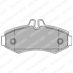 Купить запчасть DELPHI - LP1425 Колодки передние MERCEDES SPRINTER (901-904), VITO (638) LP1425