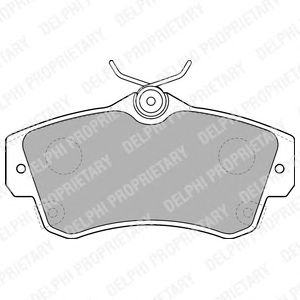 Купить запчасть DELPHI - LP1522 Колодки передние CHRYSLER PT CRUISER LP1522
