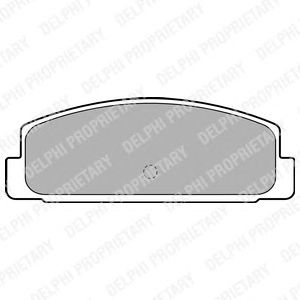 Купить запчасть DELPHI - LP1766 Колодки задние MAZDA 6 (GG, GH) LP1766