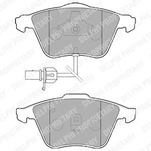 Купить запчасть DELPHI - LP1825 Колодки передние AUDI A6, ALLROAD (C5) 2.7T, 3.0 LP1825
