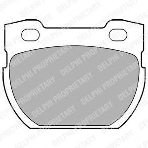 Купить запчасть DELPHI - LP1847 Колодки задние LAND ROVER DEFENDER 4x4 2007- LP1847