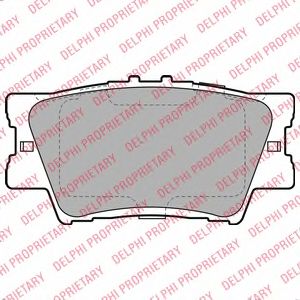 Купить запчасть DELPHI - LP2004 Колодки задние TOYOTA RAV III-IV LP2004