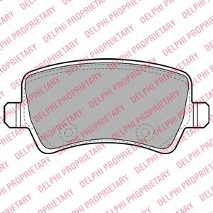 Купить запчасть DELPHI - LP2008 Колодки задние FORD MONDEO IV LP2008