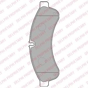 Купить запчасть DELPHI - LP2063 Колодки задние IVECO DAILY IV LP2063