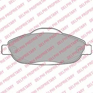 Купить запчасть DELPHI - LP2070 Колодки передние PEUGEOT 308 LP2070