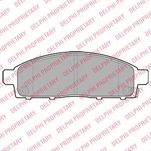Купить запчасть DELPHI - LP2074 Колодки передние MITSUBISHI L200 (KA4T, KB4T), NV200 2/10- LP2074
