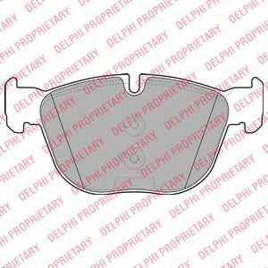 Купить запчасть DELPHI - LP2090 Колодки передние BMW 5 E70, X6 E71, E72 LP2090