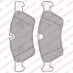 Купить запчасть DELPHI - LP2125 Колодки передние MERCEDES GL X164, M W164 LP2125