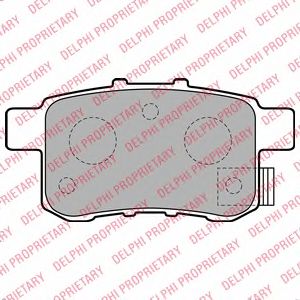Купить запчасть DELPHI - LP2145 Колодки задние HONDA ACCORD VIII LP2145