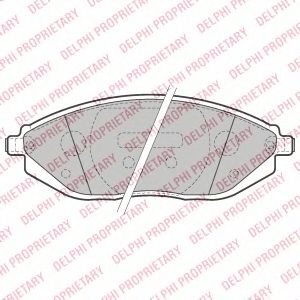 Купить запчасть DELPHI - LP2218 Колодки передние CHEVROLET SPARK (M300) 3/10- LP2218