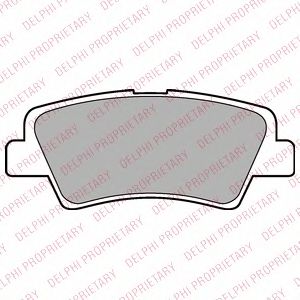 Купить запчасть DELPHI - LP2295 Колодки тормозные дисковые LP2295
