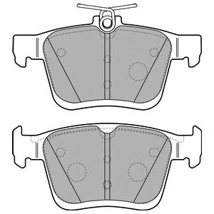 Купить запчасть DELPHI - LP2490 Колодки задние VW GOLF VII LP2490