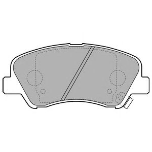 Купить запчасть DELPHI - LP2497 Колодки передние HUNDAI SOLARIS, KIA RIO III LP2497