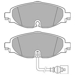 Купить запчасть DELPHI - LP2698 Колодки передние VW GOLF VII LP2698