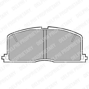 Купить запчасть DELPHI - LP460 Колодки передние TOYOTA CAMRY V10, CARINA II, COROLLA E8-E9 LP460