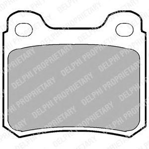 Купить запчасть DELPHI - LP915 Колодки задние MERCEDES C W201-202, E W124 LP915