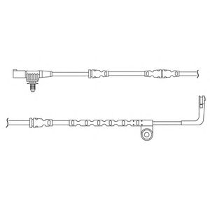 Купить запчасть DELPHI - LZ0193 Датчик износа тормозных колодок LZ0193