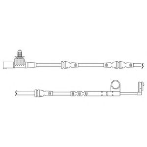 Купить запчасть DELPHI - LZ0197 Датчик износа тормозных колодок LZ0197