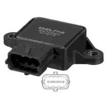 Купить запчасть DELPHI - SS10563-12B1 Датчик положение дроселя SS10563-12B1