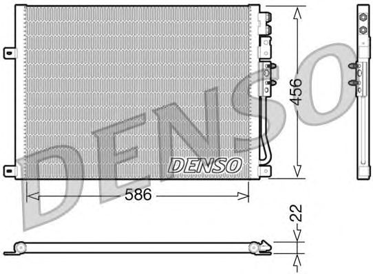 Купить запчасть DENSO - DCN06009 Радиатор кондиционера DCN06009