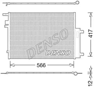 Купить запчасть DENSO - DCN06017 Конденсор DCN06017
