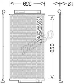 Купить запчасть DENSO - DCN09047 Конденсор DCN09047