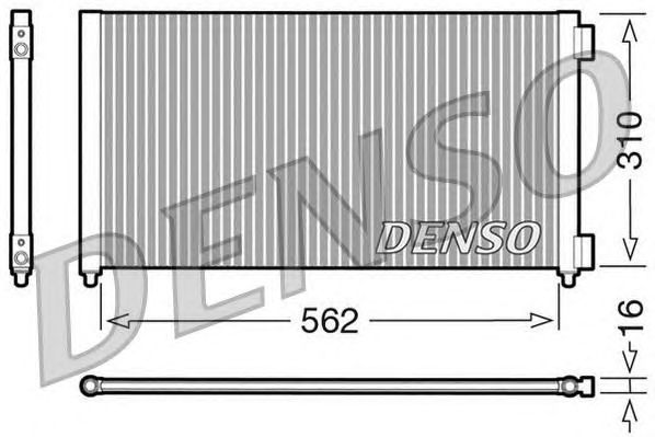 Купить запчасть DENSO - DCN09102 Радиатор кондиционера DCN09102
