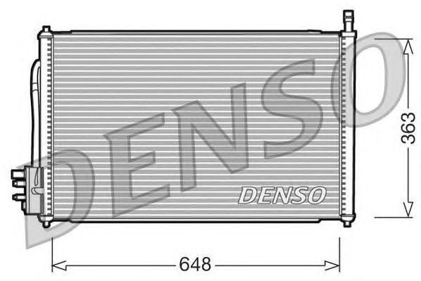 Купить запчасть DENSO - DCN10006 Радиатор кондиционера DCN10006